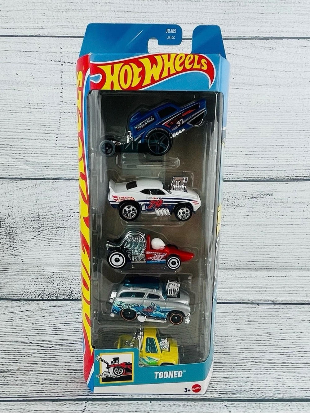 Hot Wheels Tooned 5-Pack Diecast Cars Set Mattel Collectible Racing Toy 3+ NEW